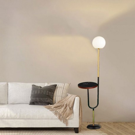Ehome Φωτιστικό Δαπέδου Μαύρο