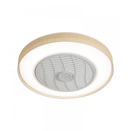 Lineme KITE Ανεμιστήρας Οροφής 53cm με Φως, WiFi και Τηλεχειριστήριο Μπεζ
