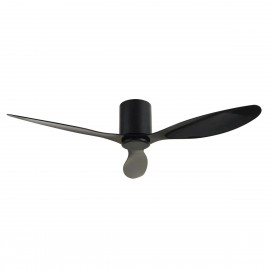 Lineme 02-00338 Ανεμιστήρας Οροφής 132.08cm με Φως και Τηλεχειριστήριο Μαύρος