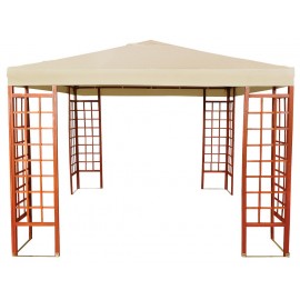 12069-GAZEBO-3057 Κιόσκι - Gazebo Απο Ξύλο Fir Wood 300 x 300 x 260(h)cm