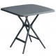34340-251446 Dark Grey Τραπέζι Πολυπροπυλένιου Με UV Προστασία 72 x 72cm