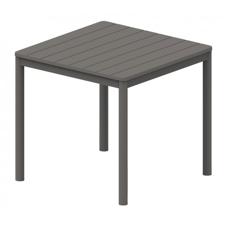 34350-251430 Dark Grey Τραπέζι Πολυπροπυλένιου Με UV Προστασία 80 x 80cm