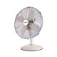 800577 Ανεμιστήρας Επιτραπέζιος PRΤF-80577 Primo 12-- 30εκ. Μεταλλικός Κρεμ