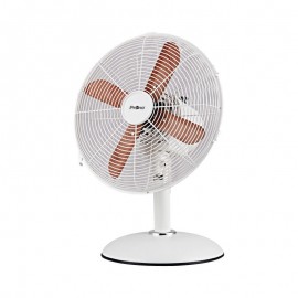800621 Ανεμιστήρας Επιτραπέζιος PRΤF-80621 Primo 12-- 30εκ. Λευκό - Ξύλο