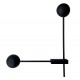 77-9090 HL-3532-4 FUEGO BLACK WALL LAMP
