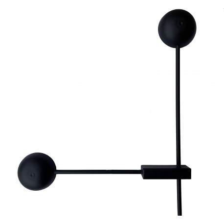 77-9090 HL-3532-4 FUEGO BLACK WALL LAMP