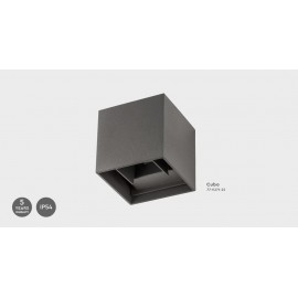77-9271 SE-WLL-3K-DG CUBO LED WALL LAMP 5W*2 3000K DARK GREY BODY ALUMINIUM