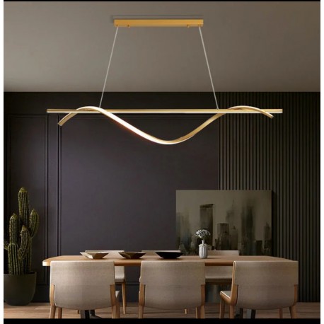 77-50451 SE LED 100 ONDAS PENDANT GOLD 23W 3CCT 2 YEARS WARRANTY