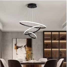 77-50603 SE LED 60 DAMITA BLACK PENDANT 60x40x20cm 70W 3CCT IP20 2 YEARS WARRANTY
