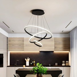 77-50637 SE LED 80 STELINA PENDANT BLACK 80-60-40cm 85w 3CCT IP20 220V 2 YEARS WARRANTY