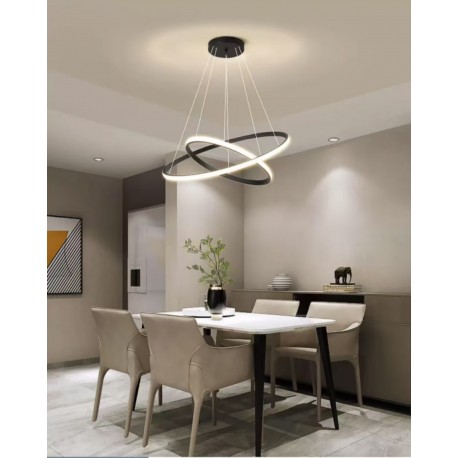77-50639 SE LED 60 STELINA PENDANT BLACK 60-40cm 47W 3CC IP20 220V 2 YEARS WARRANTY