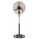 MISTRAL PLUS FS45-A1 Ανεμιστήρας Ορθοστάτης 45 cm με στρογγυλή βάση Μαύρο-Πορτοκαλί