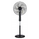MISTRAL PLUS FS-45E1 Ανεμιστήρας Ορθοστάτης 45 cm με στρογγυλή βάση Μαύρος