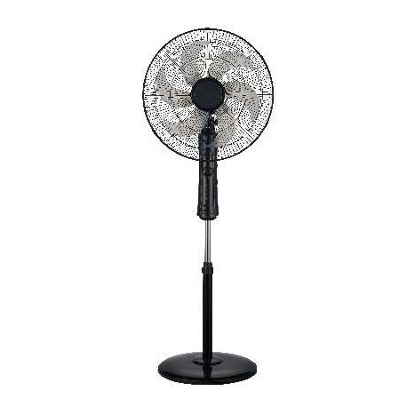 MISTRAL PLUS FS-45E1 Ανεμιστήρας Ορθοστάτης 45 cm με στρογγυλή βάση Μαύρος