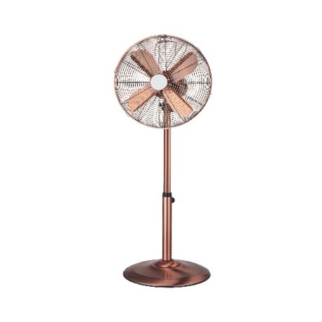 MISTRAL PLUS FS40-C1 COPPER Vintage Ανεμιστήρας Ορθοστάτης 40 cm με στρογγυλή βάση Χάλκινο