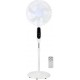 MISTRAL PLUS 02-00189-1 Ανεμιστήρας Ορθοστάτης 45 cm με τηλεχειριστήριο Λευκός