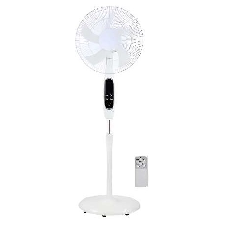 MISTRAL PLUS 02-00189-1 Ανεμιστήρας Ορθοστάτης 45 cm με τηλεχειριστήριο Λευκός