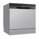 Midea MDWTT0802MS-WF Πλυντήριο Πιάτων Πάγκου με Wi-Fi για 8 Σερβίτσια Extra Drying Π55xY59.5εκ. Inox F