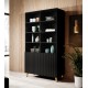 60-19851 PAFOS Standing bookcase black/black DIOMMI CAMA-PAFOS-REGAL-CZ/CZ