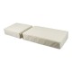 152-000096 Μαξιλάρι Vertian pakoworld textilene σε μπεζ απόχρωση 194x58x20εκ