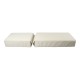152-000096 Μαξιλάρι Vertian pakoworld textilene σε μπεζ απόχρωση 194x58x20εκ