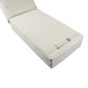 152-000096 Μαξιλάρι Vertian pakoworld textilene σε μπεζ απόχρωση 194x58x20εκ
