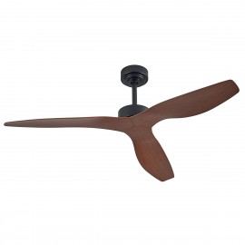102000685 it-Lighting Trent - Fan in Black and wooden Color (102000685)