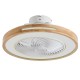 101000940 it-Lighting Zephyr 36W 3CCT LED Fan Light in Wood Color (101000940)