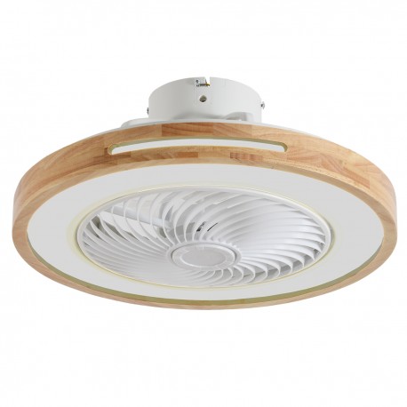 101000940 it-Lighting Zephyr 36W 3CCT LED Fan Light in Wood Color (101000940)