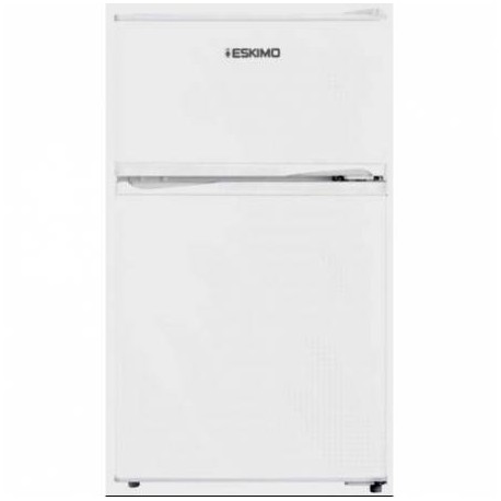 Eskimo ES RTF85SEW Ψυγειο Δίπορτο Στατικό 61lt Υ83,7xΠ47xΒ49,2 εκ. Λευκό Ε