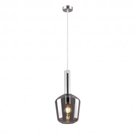 4079 Inlight Κρεμαστό φωτιστικό από φιμέ γυαλί 1XE27 D:18x36cm (4079)