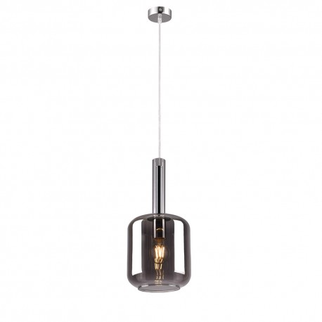 4081 Inlight Κρεμαστό φωτιστικό από φιμέ γυαλί 1XE27 D:18x36cm (4081)