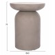 ΒΟΗΘΗΤΙΚΟ ΤΡΑΠΕΖΙ ANNA HM18160.03 FIBER CEMENT ΣΕ ΓΚΡΙ--Φ60x76Υεκ.