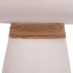 ΒΟΗΘΗΤΙΚΟ ΤΡΑΠΕΖΙ TRED HM18168.02 FIBER CEMENT ΛΕΥΚΟ-ΦΥΣΙΚΟ RATTAN--Φ49x30Υεκ.
