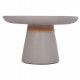ΒΟΗΘΗΤΙΚΟ ΤΡΑΠΕΖΙ TRED HM18168.03 FIBER CEMENT ΓΚΡΙ-ΦΥΣΙΚΟ RATTAN--Φ49x30Υεκ.