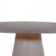 ΒΟΗΘΗΤΙΚΟ ΤΡΑΠΕΖΙ TRED HM18168.03 FIBER CEMENT ΓΚΡΙ-ΦΥΣΙΚΟ RATTAN--Φ49x30Υεκ.
