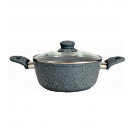 E-2673 Κατσαρόλα ΓΡΑΝΙΤΗΣ - 26x11cm / 9Lt. 4 τμχ/κιβ
