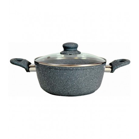 E-2673 Κατσαρόλα ΓΡΑΝΙΤΗΣ - 26x11cm / 9Lt. 4 τμχ/κιβ