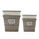 E-1473 Καλάθι &quot;Home&quot; σετ 2τμχ - 45x33x54cm / 37x26x45cm 2τμχ/κιβ