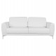 ΚΑΝΑΠΕΣ 3ΘΕΣΙΟΣ KENZIE HM3121.32 ΜΕ ΛΕΥΚΟ PU 190x81x81 εκ.