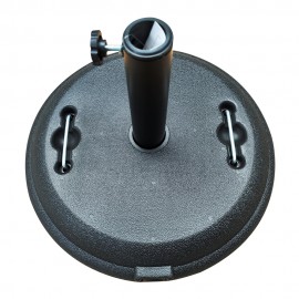 14660079 Βάση Ομπρέλας ArteLibre KODIAK 22kg Μαύρο Τσιμέντο/Πλαστικό 46.5x33cm Μαύρο