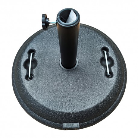14660079 Βάση Ομπρέλας ArteLibre KODIAK 22kg Μαύρο Τσιμέντο/Πλαστικό 46.5x33cm Μαύρο