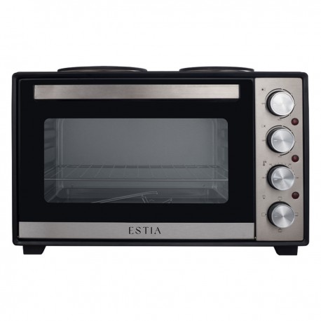 06-33828 ESTIA ΗΛΕΚΤΡΙΚΟ ΦΟΥΡΝΑΚΙ MULTICOOK COMPACT 3600w 38lt ΜΕ 2 ΕΣΤΙΕΣ ΚΑΙ ΑΝΤΙΚΟΛΛΗΤΙΚΟ ΕΣΩΤΕΡΙΚΟ