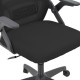 069-000088 Καρέκλα γραφείου Peja pakoworld mesh ύφασμα μαύρο 58x60x107-117εκ