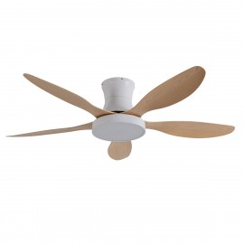 102000710 it-Lighting Denali 24W 3CCT LED Fan Light in White and wooden Color (102000710)