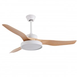 102000210 it-Lighting Nitinat 25W 3CCT LED Fan Light in White and wooden Color (102000210)