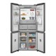 Midea MDRM706BIE70 Ψυγείο Ντουλάπα Multi Door Total No Frost 345 LT Ανθρακί E