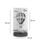 202-000175 Παιδικό επιτραπέζιο φωτιστικό Balon pakoworld πολύχρωμο Φ15x30εκ