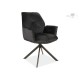 80-1571 CHAIR BOOGIE II VELVET BLACK FRAME / BLACK BLUVEL 19 DIOMMI BOOGIEIIVCC