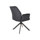 80-1571 CHAIR BOOGIE II VELVET BLACK FRAME / BLACK BLUVEL 19 DIOMMI BOOGIEIIVCC
